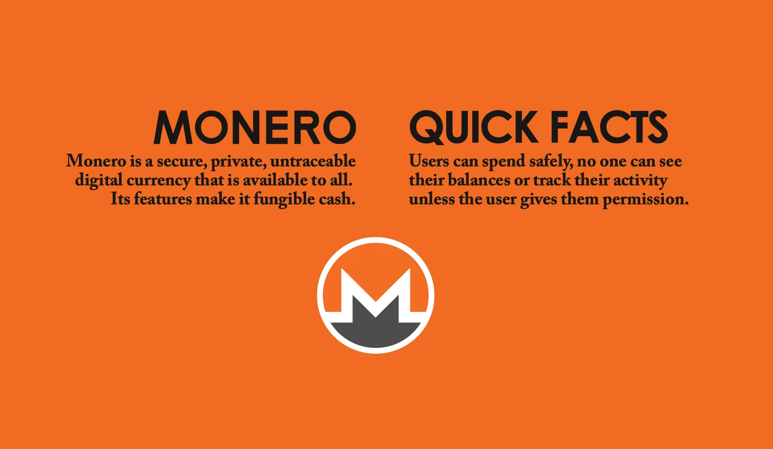 Monero Quick Facts – with PDFs